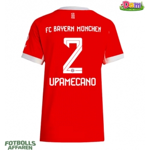 Bayern Munich Dayot Upamecano #2 Hemmatröja Kvinnor 2025-26 Kortärmad